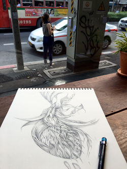Field Sketch 13 - Context Shot