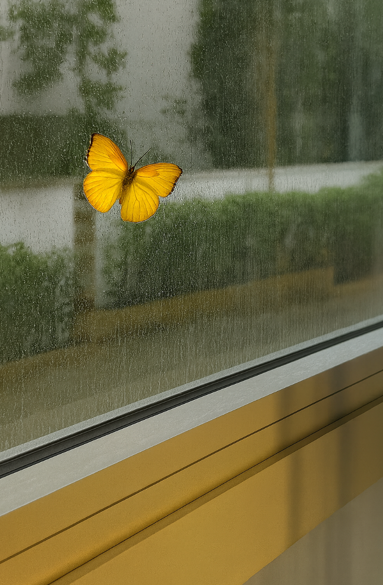 A winged visitation in Bangkok