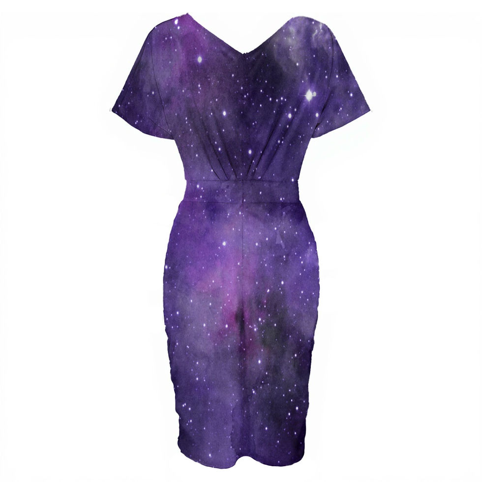 Miniature : Robe féminine plissée à col en sur toute la longueur- Maman Imparfaite...