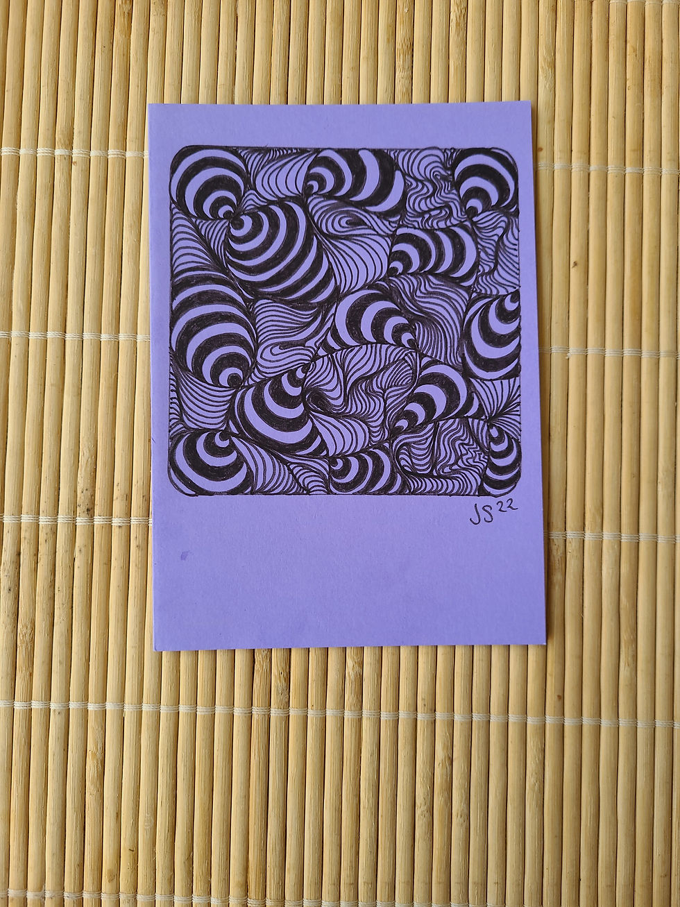 Miniature : Cartes doubles violet