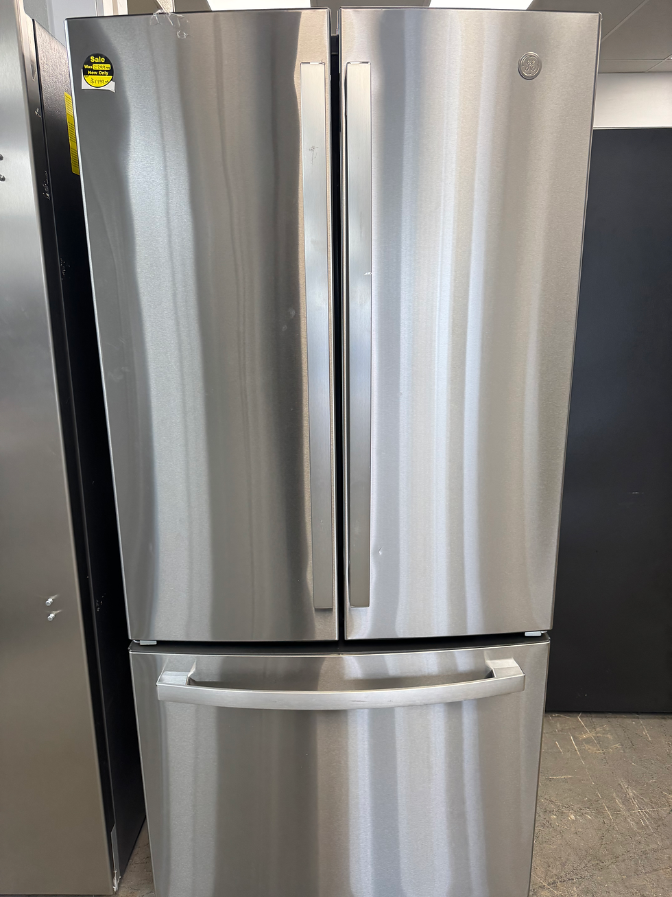 Thumbnail: 33" GE Counter Depth French Door Refrigerator 18.6 cu. ft. Spill-Proof