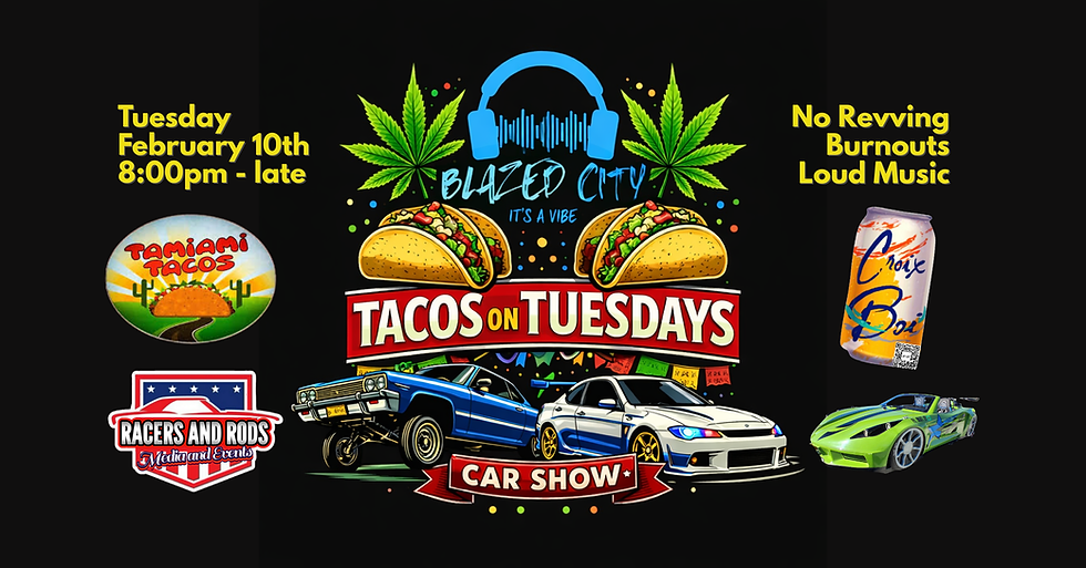 Tacos on Tuesday at Blazed City Vapes Bradenton