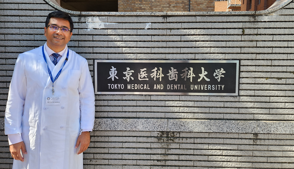 Dr. Arif in TMDU, Japan