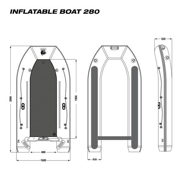 Miniatura: Nash Boat Life Inflatable Boat 280
