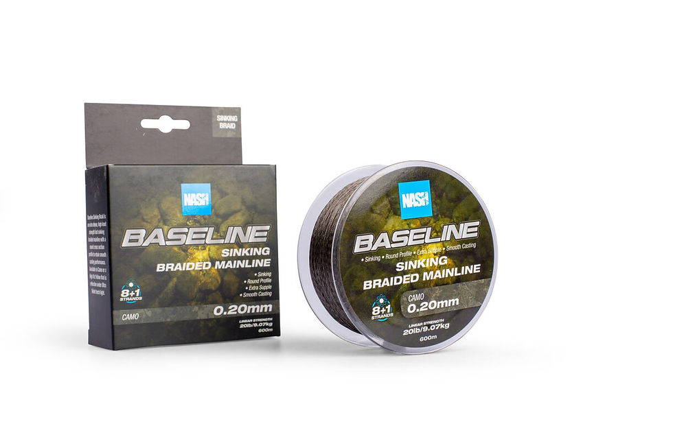 Miniatura: Nash Baseline Sinking Braid Camo 600 Metros
