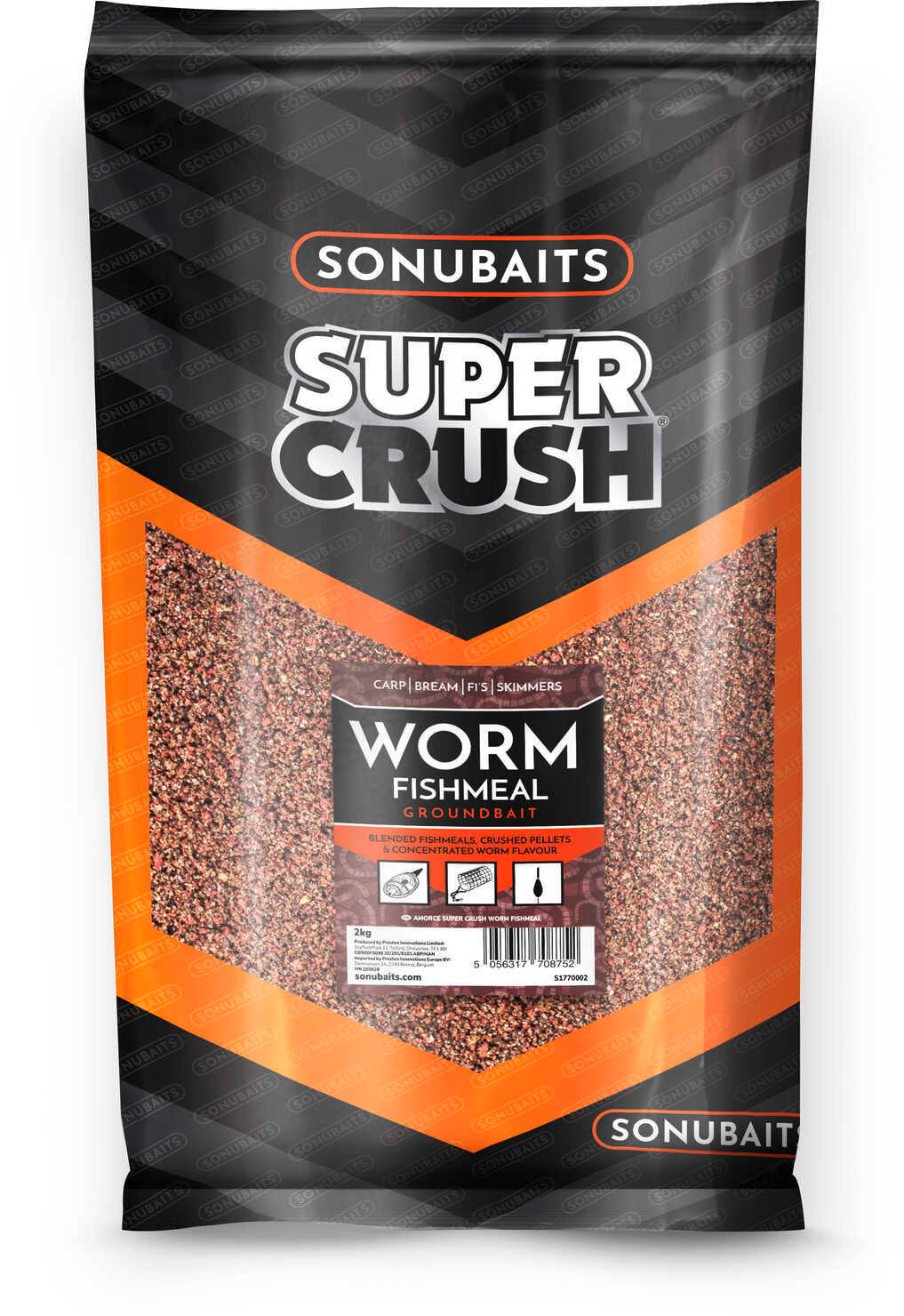 Sonubaits Worm Fishmeal Groundbait 2kg