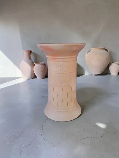doric dekoratif toprak sütun