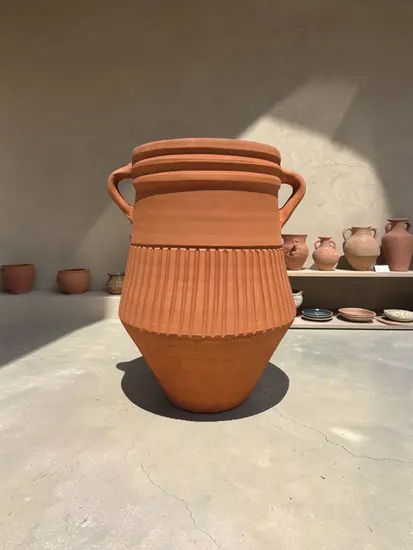 modern toprak saksı