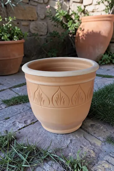 mori toprak çiçek saksısı