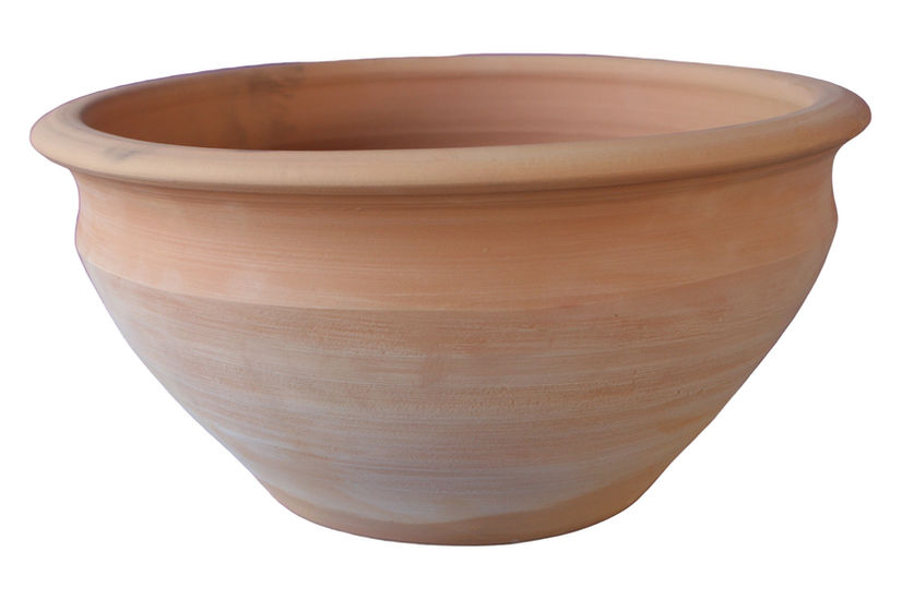 ay terracotta dekoratif bahçe çanağı