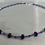 Thumbnail: Amethyst and glass crystal bead necklace