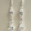 Thumbnail: Dangly clear crystal glass drop bead earrings by Angela Smith Jewellery
