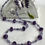 Thumbnail: Amethyst and glass crystal bead necklace