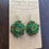 Thumbnail: Crocheted Christmas earrings
