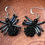 Thumbnail: spider earrings