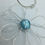 Thumbnail: turquoise daisy pendant