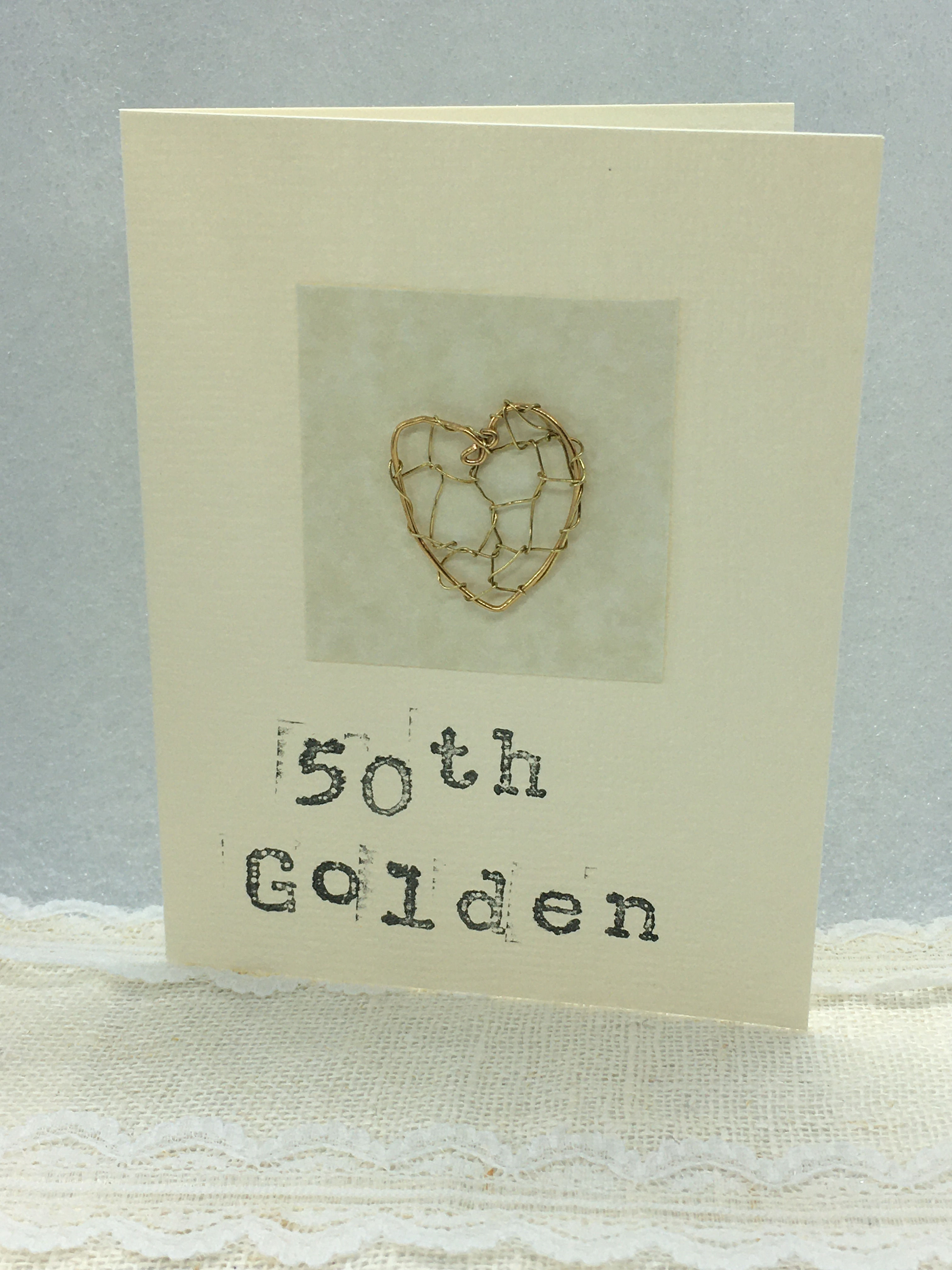 50th - Golden Anniversary Card