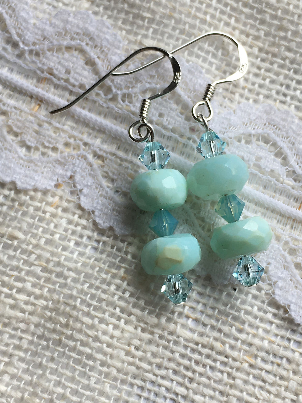 Thumbnail: Opal duo earrings