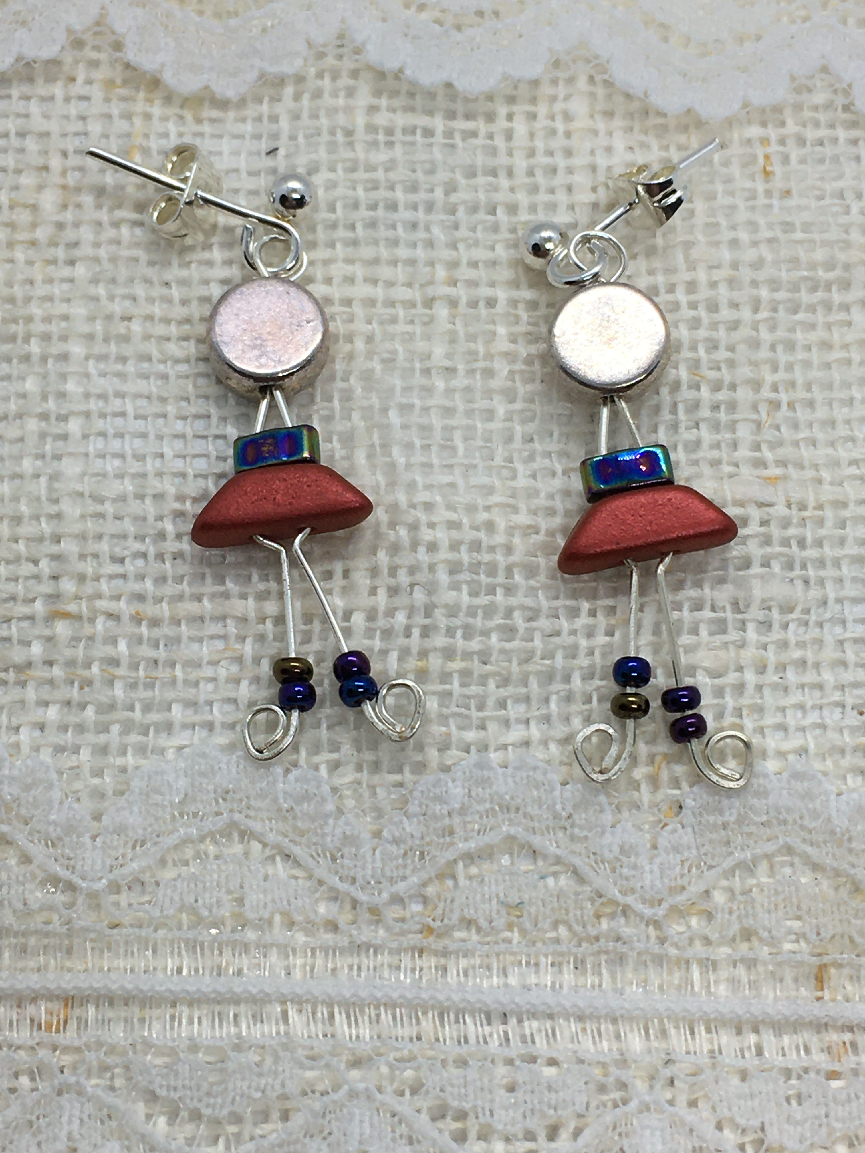 Lady Terracotta earrings