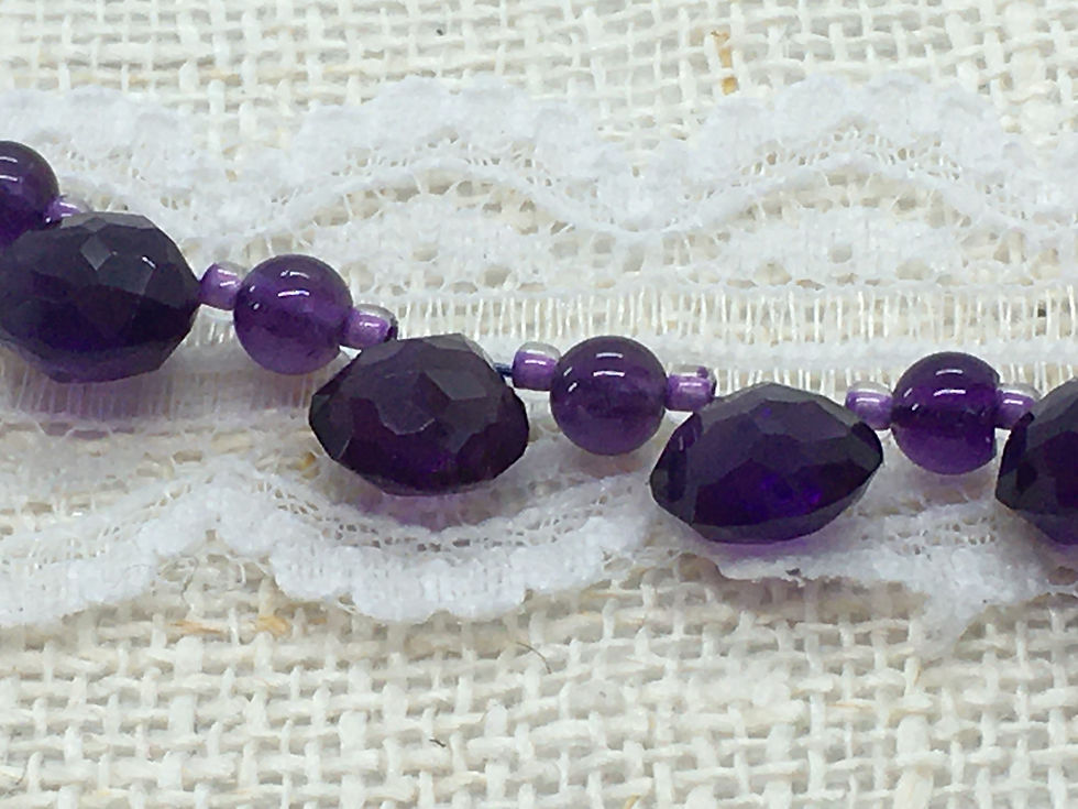 Amethyst necklace