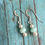 Thumbnail: opal and glass pearl earrings
