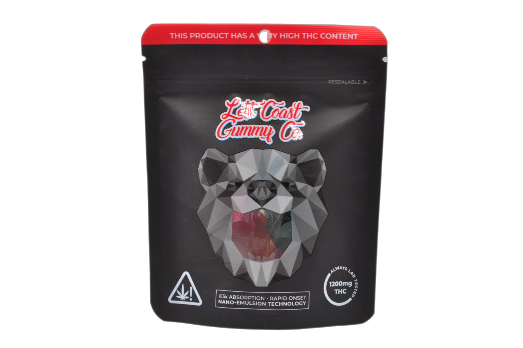 Left Coast Gummy Co 1200mg
