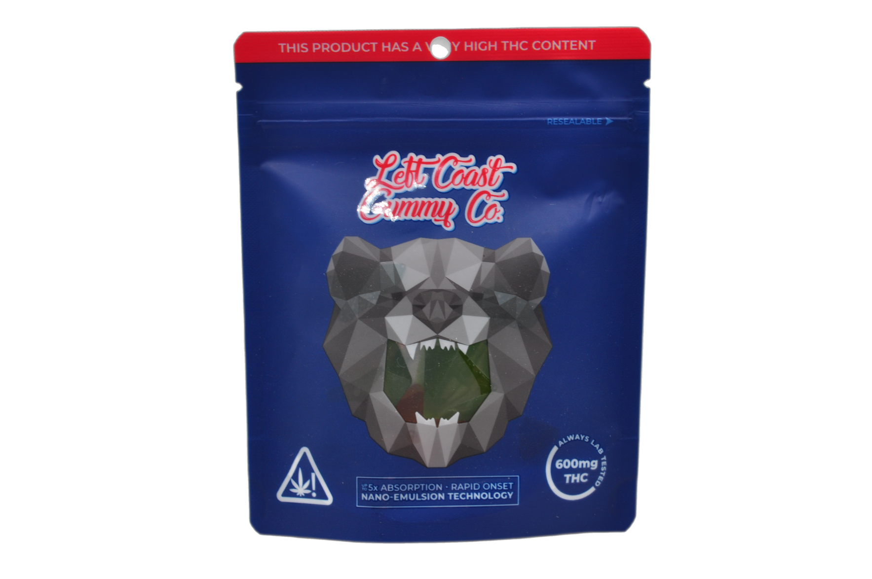 Left Coast Gummy Co 600mg