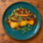 Paleron de Boeuf façon Rossini, polenta croustillante et jus corsé
