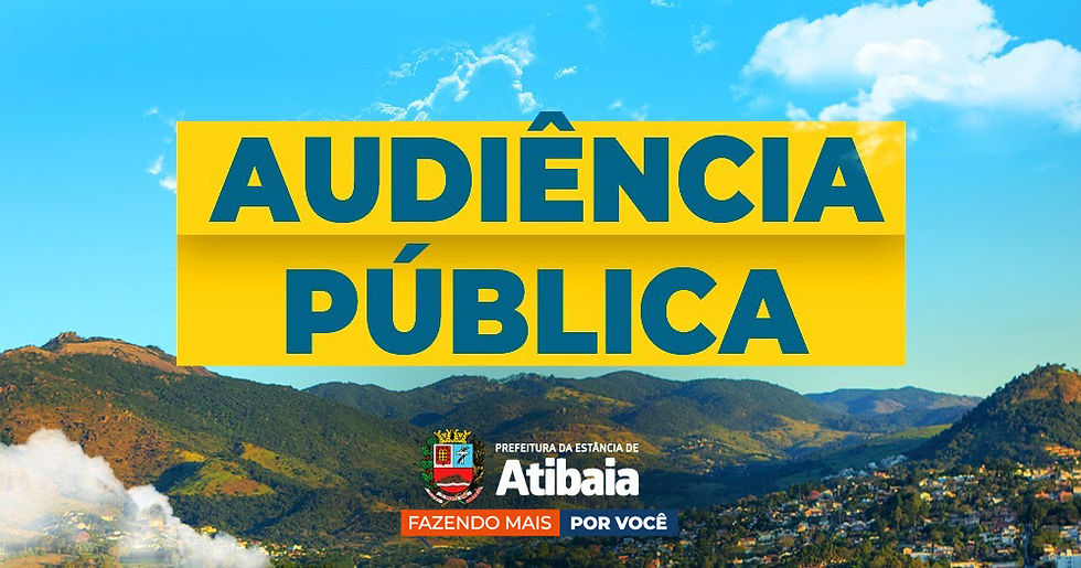Audiências públicas Atibaia