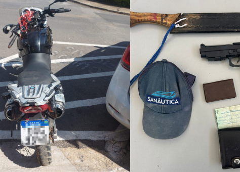 Polícia Militar prende indivíduo por roubo, receptação e adulteração de veículo em Atibaia.