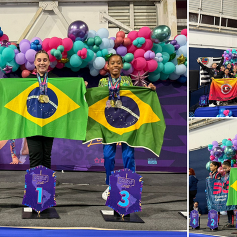 Ginástica Artística de Atibaia alcança resultados expressivos na Copa de las Américas em Lima, no Peru.