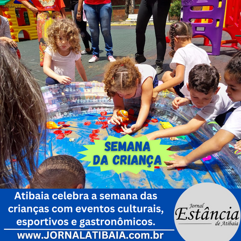 Atibaia celebra a semana das crianças com eventos culturais, esportivos e gastronômicos.