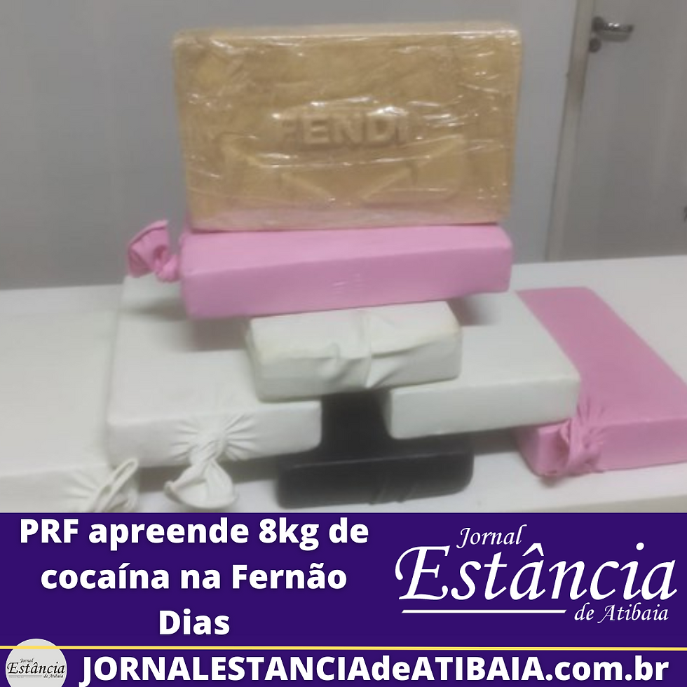 PRF apreende 8kg de cocaína