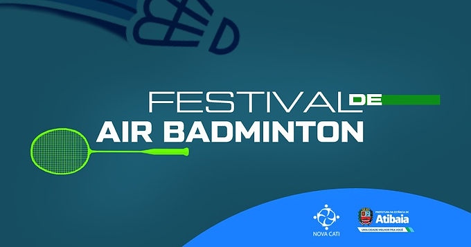 Atibaia sedia Festival AirBadminton em 21 de novembro