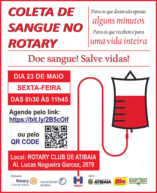Coleta de Sangue no Rotary Atibaia