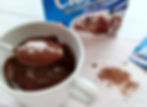Ciobar, Italian hot chocolate in a white cup