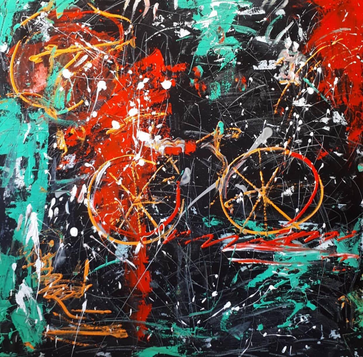 Ekaterina Khazina bicycle