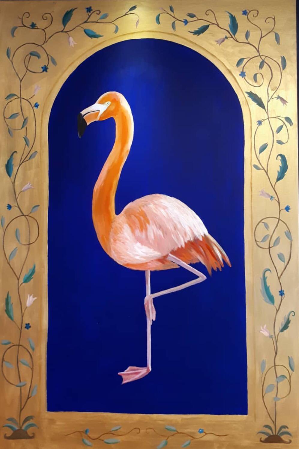 Ekaterina Khazina flamingo gold