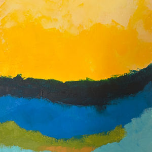 Vibrant Landscape Series No.3, Oil on Acid Free Paper 360gms, 25 x 30cm25 x 30cm