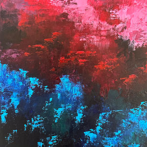 'Pietersite'-Mineral Series, Oil on Canvas, 25 x 30cm (Unframed)