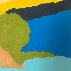 Vibrant Landscape Series No.2, Oil on Acid Free Oil Paper 360 gsm