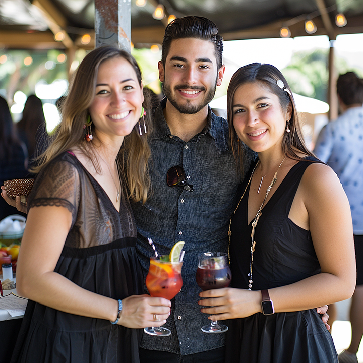 three_guests_enjoying_company_paella_party_gastroomic_arts_barcelona.png