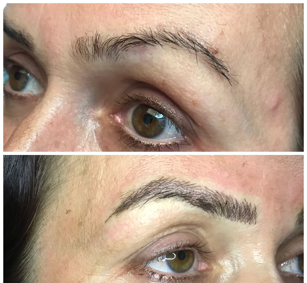 Semi-Permanent Eyebrows. Micropigmentation