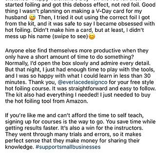 hot foiling online course testimony.jpg
