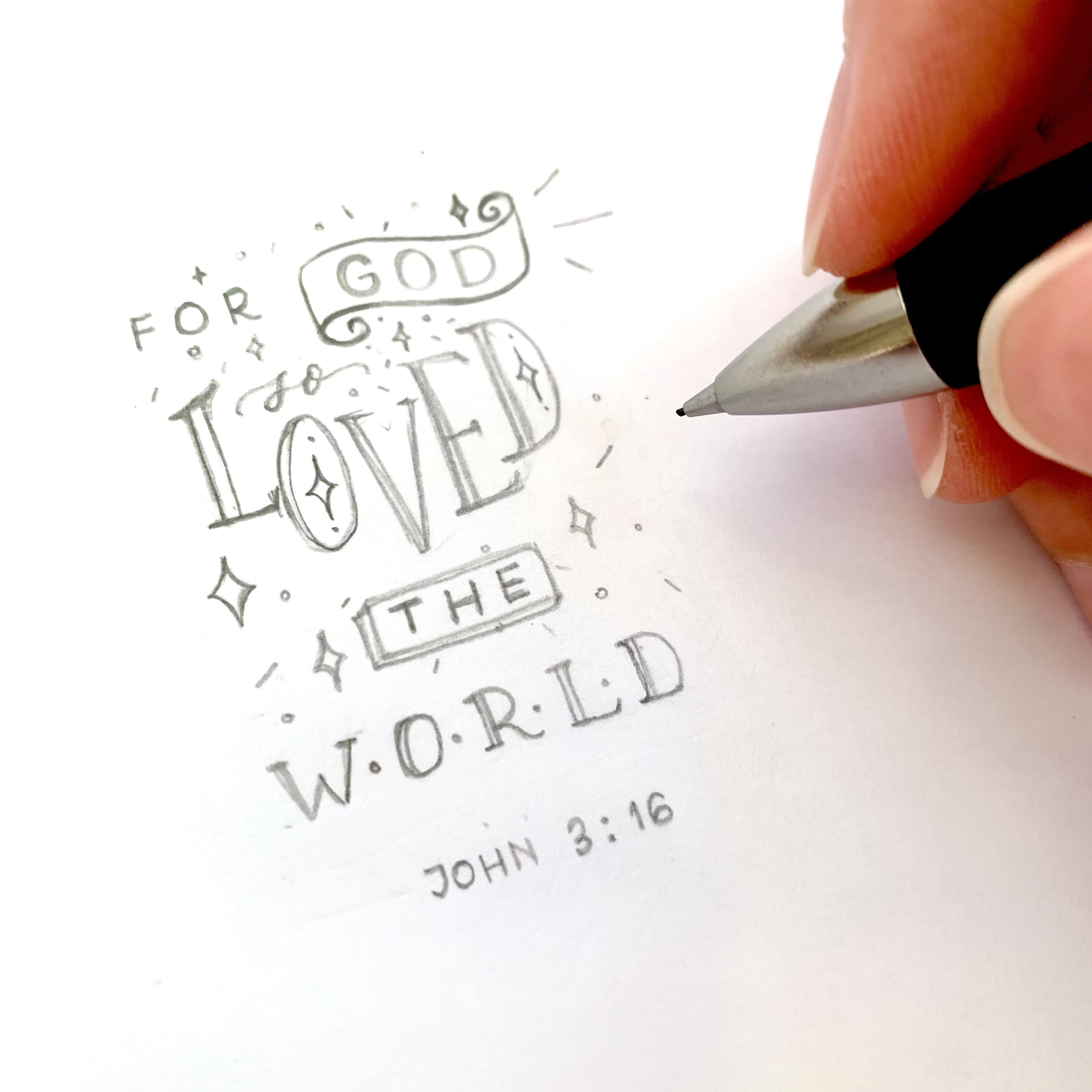 Phone Wallpaper: For God So Loved The World