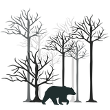 Little Bear in the Woods Logo