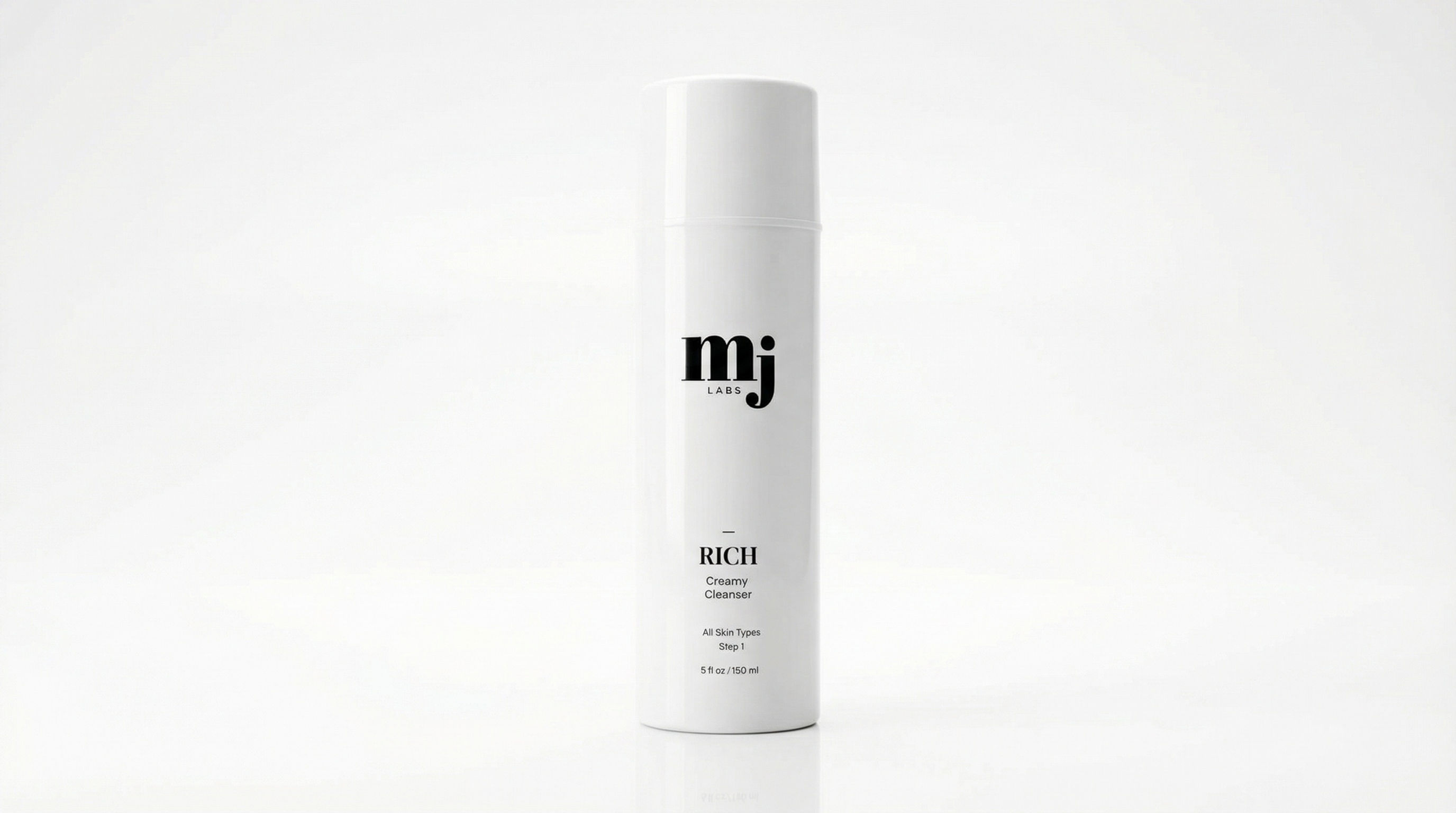 Rich Creamy Cleanser on a white background