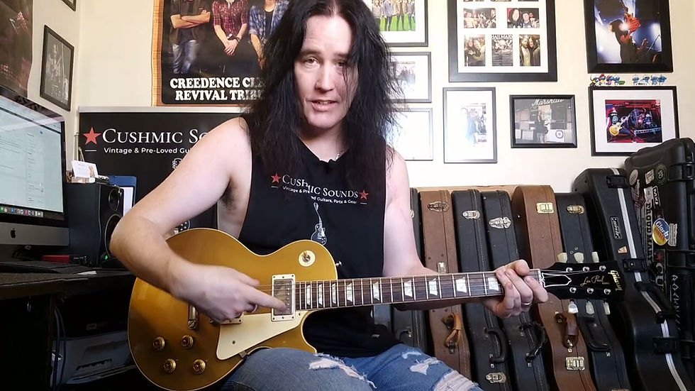 Thumbnail: Gibson Custom Shop 1957 Reissue Les Paul Goldtop Darkback VOS 2018