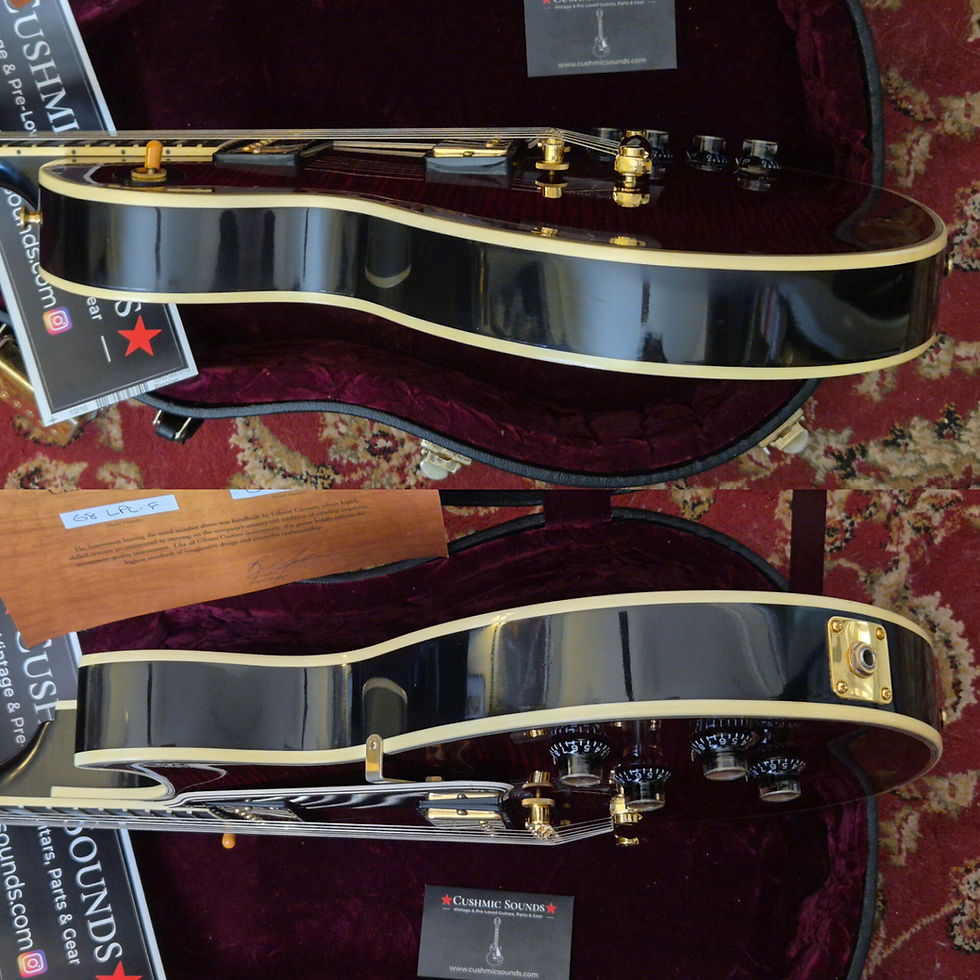 Thumbnail: ☆SOLD☆ Gibson Custom Shop '68 Reissue Lp Custom Figured Wine Red/Ebony Back 2007