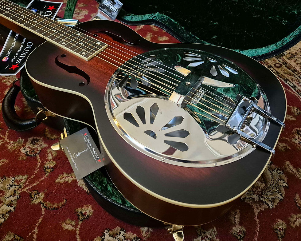 Thumbnail: ☆SOLD☆ Gretsch G9230 Bobtail Square-Neck "Spider Cone" Resonator 2013